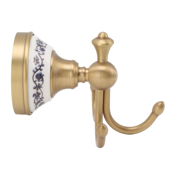 Elegant Wall-Mounted Clothes Hook for Bathroom, Decorative Robe Hook for Living Room, Sturdy Coat Hanger