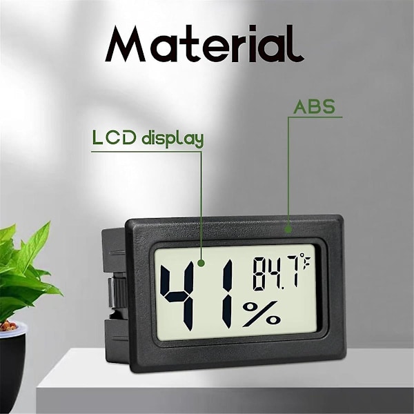 Multifunktionell inomhus digital termometer hygrometer - 3-pack, fuktighetsmätare med inbyggd