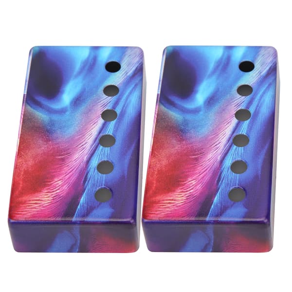 2 Pcs Pickup Cover 6 Holes Copper Protective Shell Guitar Maintenance Decor Accessories