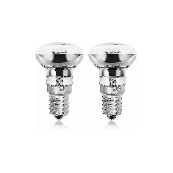 R39 E14 40W Lava Lamp Glödlampor, Edison Skruv Ses Reflektor Små Lava Lamp Glödlampor, Varmvit 2800K R39 Dimbar (2-pack) Zhuoxuan,hww