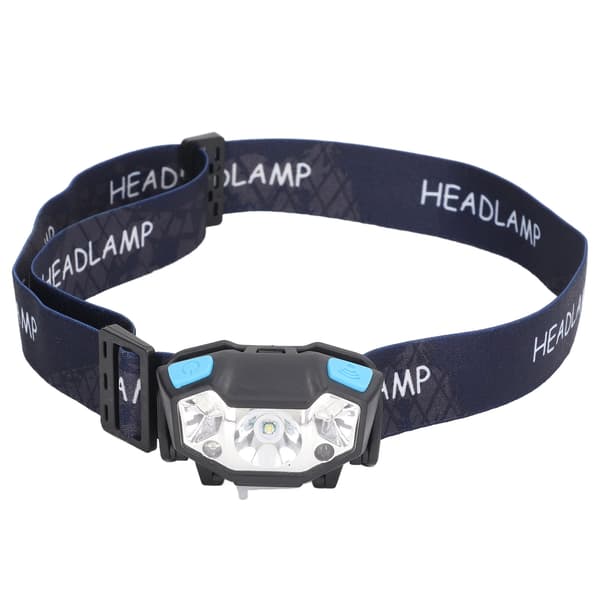 Headlamp USB Charging Waterproof Headlamp High Brightness with Sensor for Outdoor Black