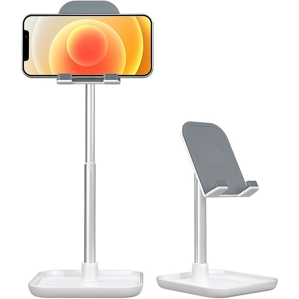 Mobile phone stand adjustable table mobile phone holderWhite