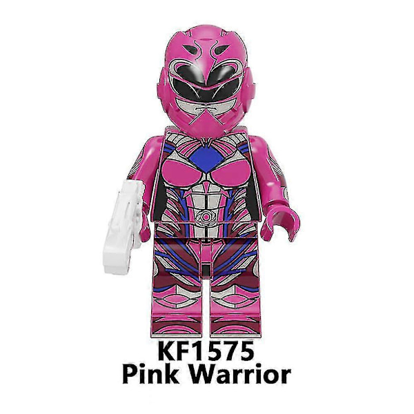 7 stk/sett Power Rangers Byggeklosser Minifigurer Lekefigurer Samleobjekter Actionfigurer Barn Fans Gave