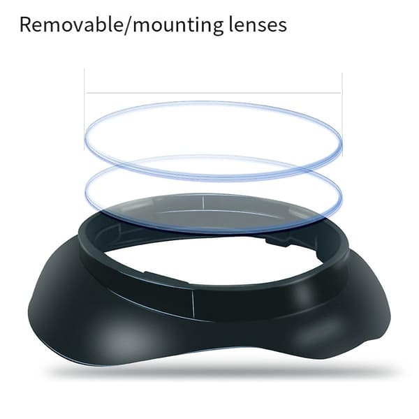 Til 3 VR Magnetiske Brilleglasramme Hurtig Demontering Klips Linsebeskyttelse til (Uden Linser)