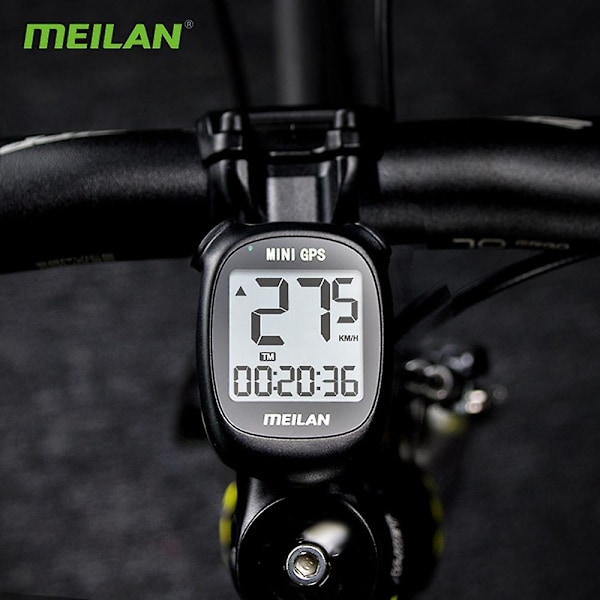 Meilan Vattentät Cykelcomputer Positionering Cykel Odometer Med LCD-Skärm