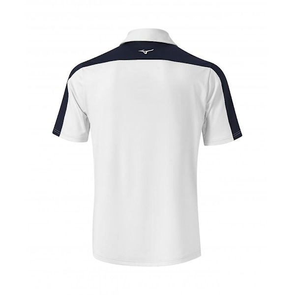 Mizuno Comp Trim Polo för män - Vit