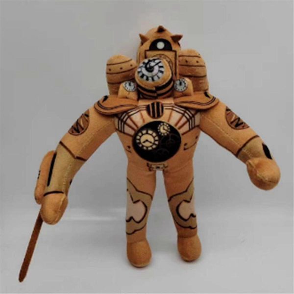 Clockman-pehmoeläin, Multiverse Clock Man -pehmolelu, Täytetty animoitu peli Anime Plushie -nukkehahmo Pillo -Sy