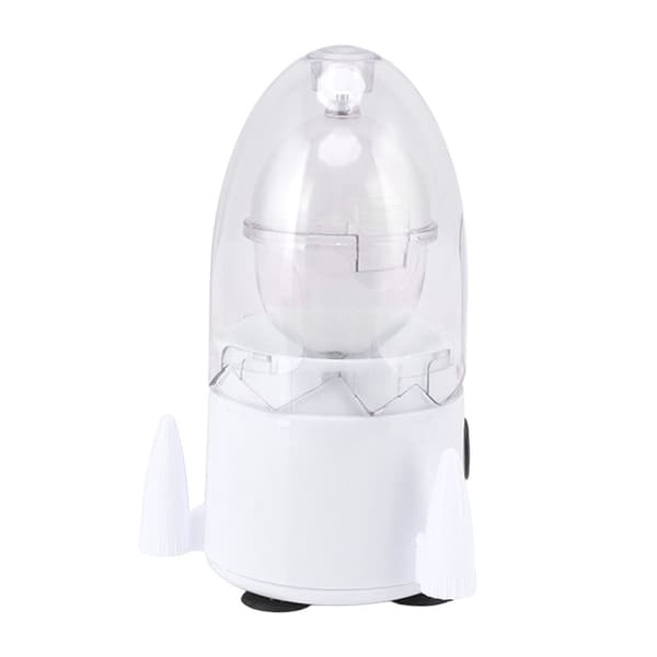 Egg Spinner Rechargeable Silicone Bottom Food Grade ABS Material Golden Egg Shaker for Home 15W 5V White