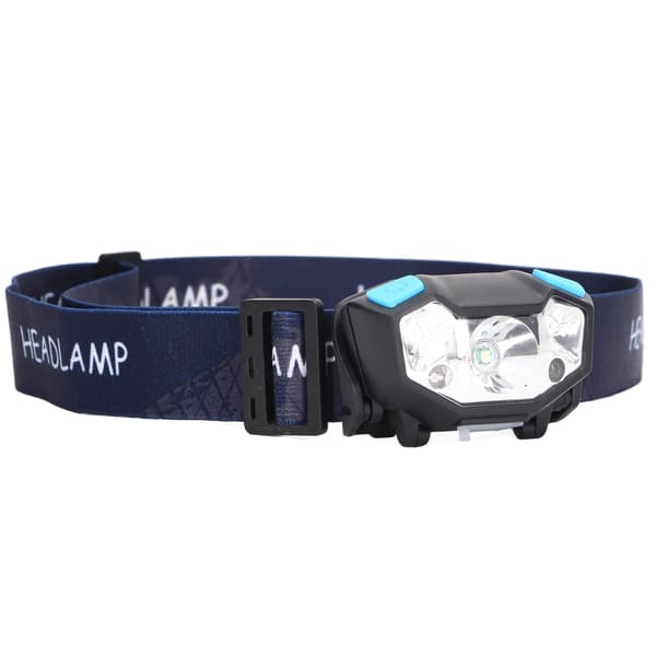 Headlamp USB Charging Waterproof Headlamp High Brightness with Sensor for Outdoor Black