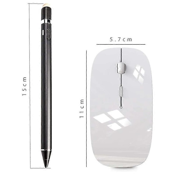 Trådløs mus for MacBook Air Bluetooth-mus for MacBook Pro Air Laptop MacBook Mac Windows Bluetooth-mus for iPad