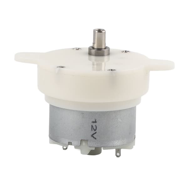 12V Slow Speed Small Gear Motor Gearbox with Terminal Silent Gear Rotation
