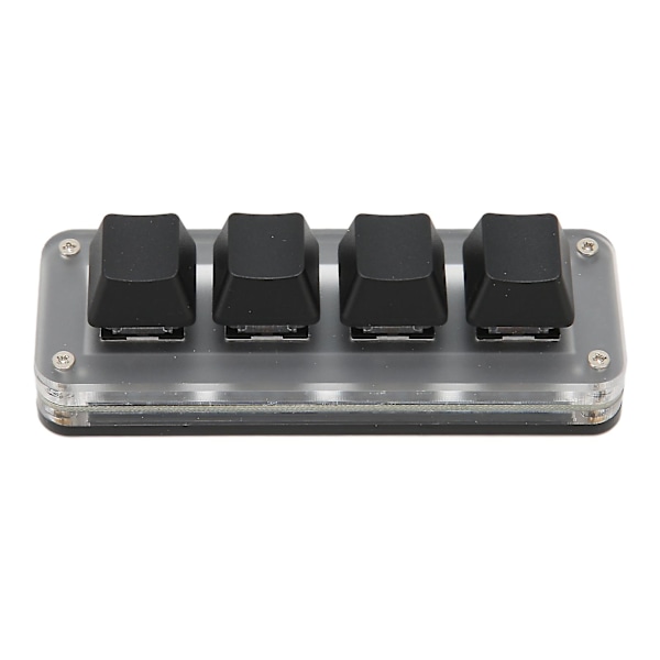 SSRGV 4 Fuldt Programmerbare Taster Mini Type C Kablet Enhånds Mekanisk Tastatur til Windows
