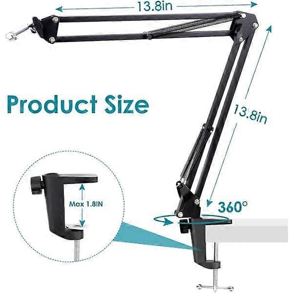 Mikrofoniteline - Ammattilaisteline HyperX QuadCast S -kondensaattorimikrofonille