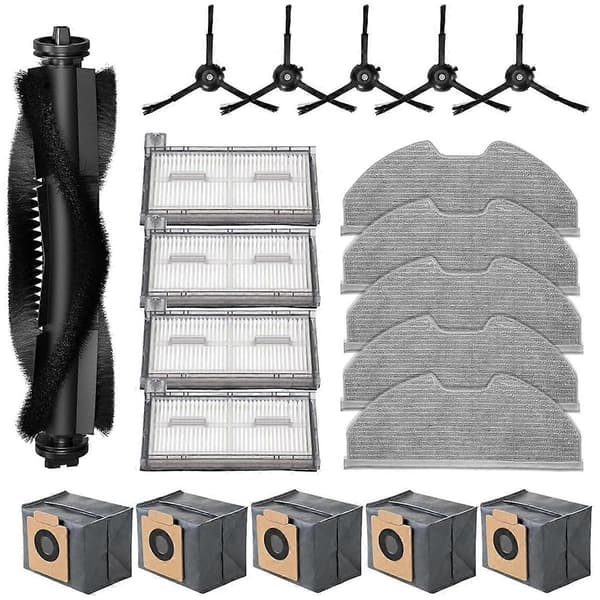 Til X8 Pro/X8 Pro Robotstøvsuger Hovedsidebørste Hepa Filter Mop Klud Støvsugerposer Tilbehør