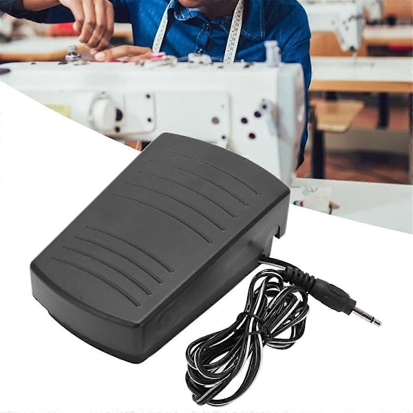Fodbetjent Pedal Controller Fodpedal Kontrolkontakt Skridsikker Trykkontrol Symaskine A