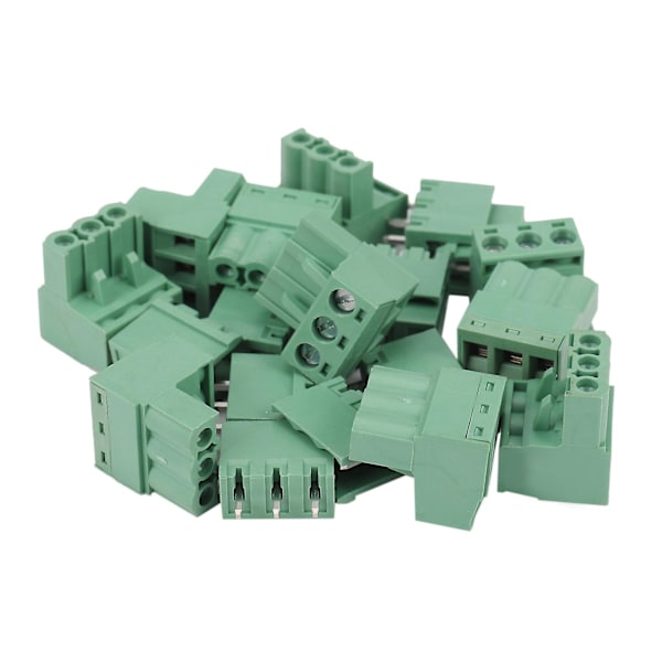 10 st 5,08 mm delning skruv PCB Terminal Block Connector rät vinkel