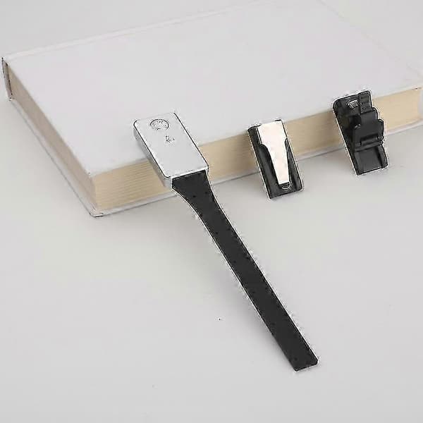 LED Læselampe USB Opladnings Clip Lampe (Sort)