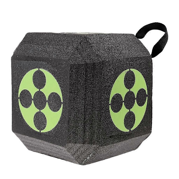 Archery Block Target Cube Self Recovery Foam Hunting Shooting Practice Green