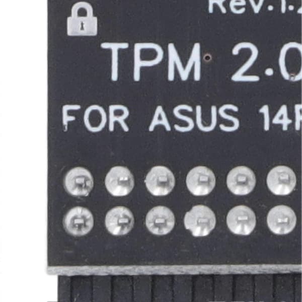 For TPM 2.0 Chip 14Pin LPC Krypteringssikkerhedsmodul SPI Interface Fjernkort Sikkert Modul