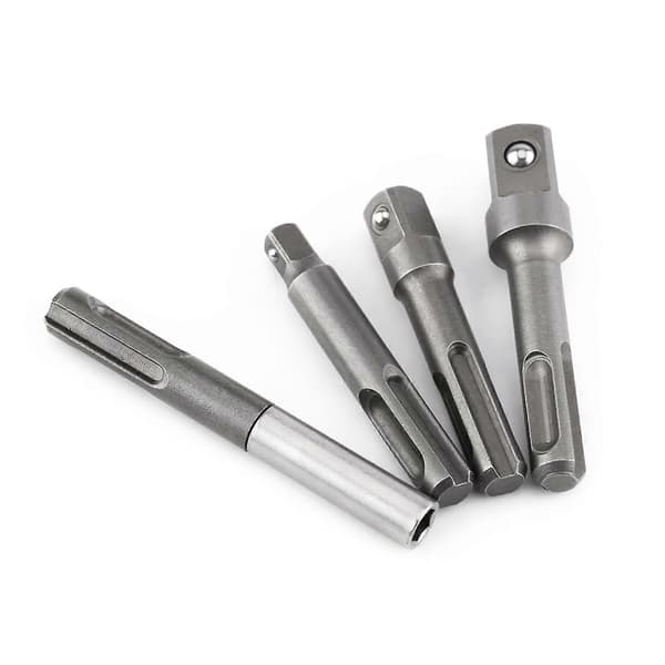 SDS Plus Skaft til 1/4\" Hex Sokkel Adapter og 1/4\" 3/8\" 1/2\" Kvadratisk Borbit Forlængerforbindelse
