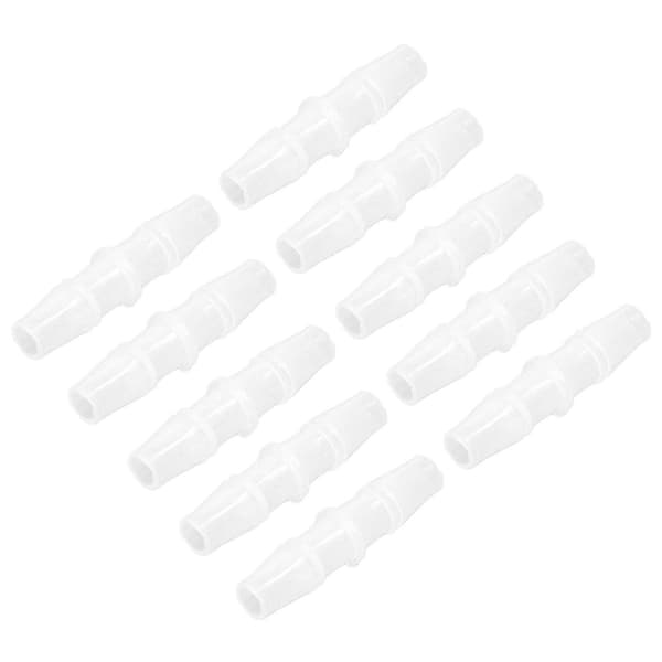 10 stk. Slangetilslutning PP Rørforbindelse Lige Diameter Lige Igennem Sæt Kit 7,9?7,9