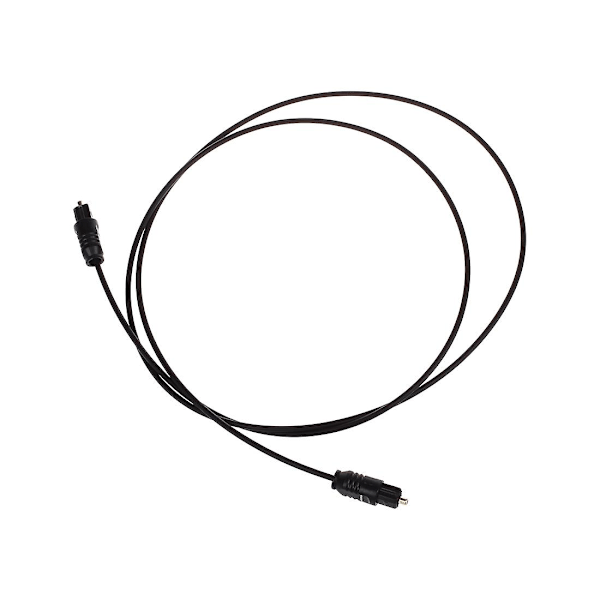 3 FT 1.1M Digital Fiberoptisk Lyd Toslink SPDIF MD DVD Kabel Ledning Plugg