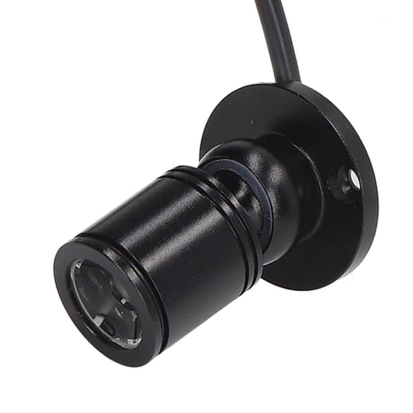 5V USB Dimmable Mini LED Spotlight, 2m Cable, Bright 6000K Cool White for Display Cabinets, Jewelry Cabinets, Porch