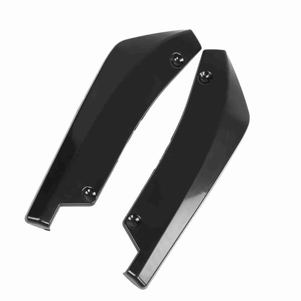 Universell Karbonfiber Bakre Støtfanger Canard Diffuser Spoiler Leppefinner - 1 Par