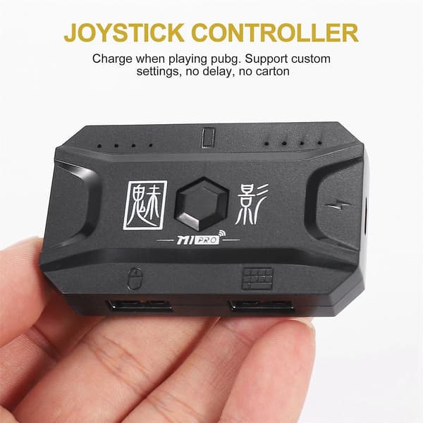 Plug and Play Gamepad PUBG Mobile Controller Gaming Keyboard Mouse Converter Bluetooth 5.0 för Android Adapter