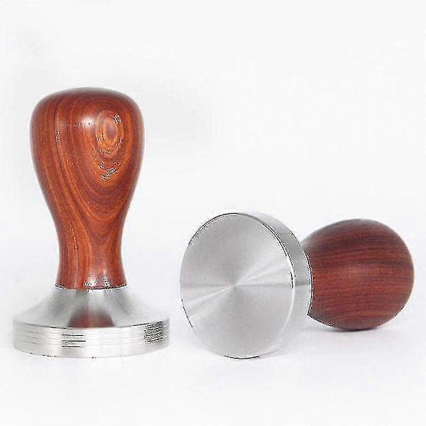 49,7 mm Kaffetamper V4 - Fjeder Tamper - Espresso Tamper med Pad til Rok Espresso