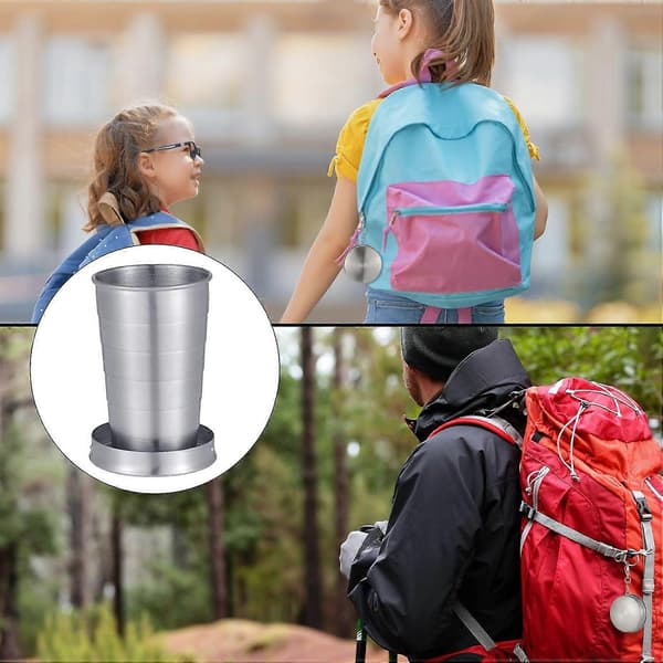 2025 Seneste Model Tessco 6 Stk Sammenklappelige Shotglas Rustfrit Stål