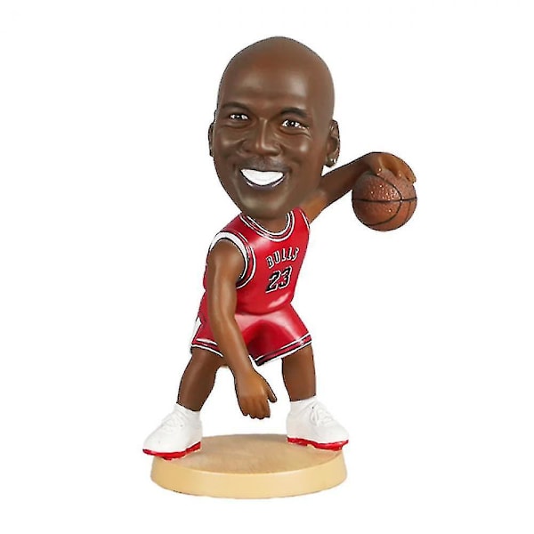 Sofirn Michael Jordan Actionfigur Statue Bobblehead Basketball Dukke Dekorasjon