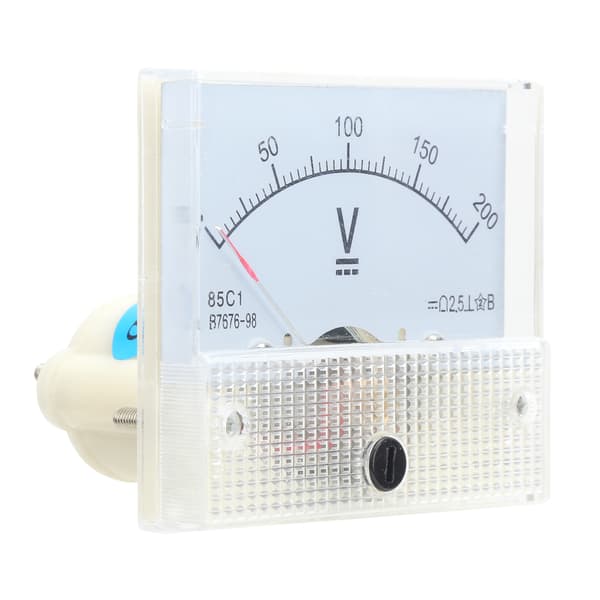 Peker DC Voltmeter Panel Volt Spenningsmåler Måleinstrument 85C1 DC 0~200V