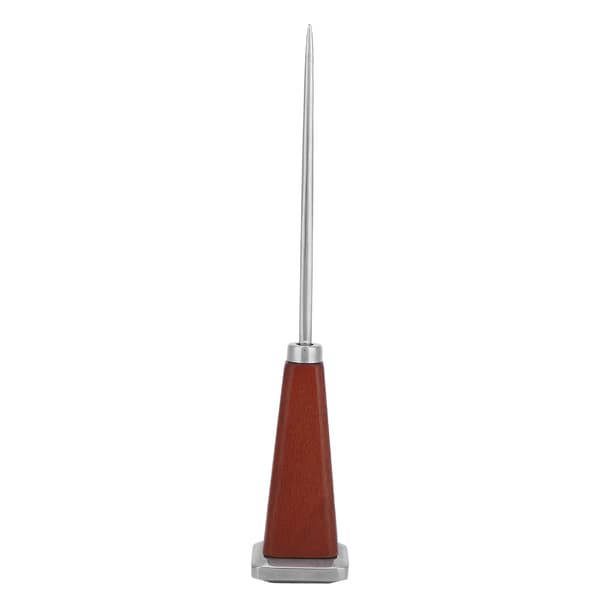 Stainless Steel Ice Pick with Wooden Handle Bartender Tool for Bars Restaurants Single Claw Square Tail L
