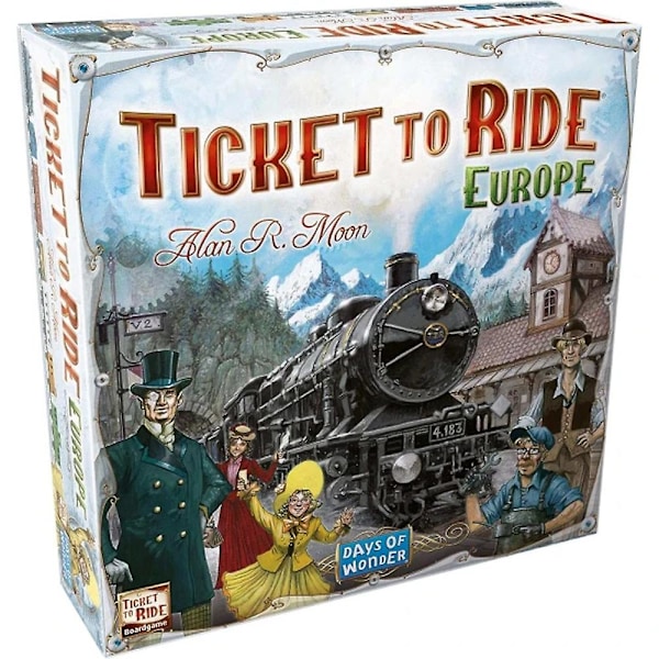 Ticket to Ride Europe -lautapeli | Perhepeli WELLNGS