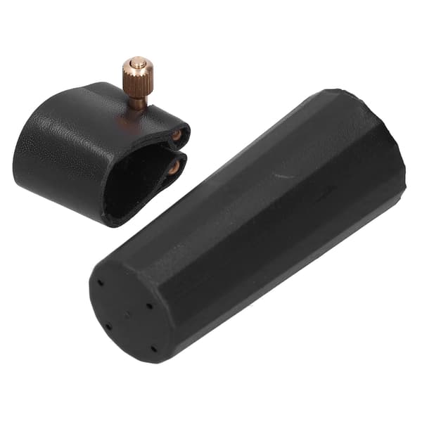 Ligature Fastener Durable Compact PU Leather with Plastic Cap for Alto Saxophone Clarinet