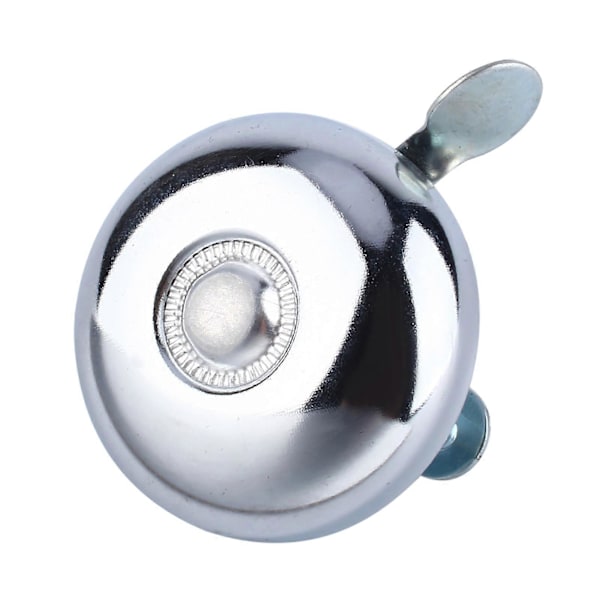 Retro Metallring Cykelstyre Hög Ljudsignal Alarm Silver