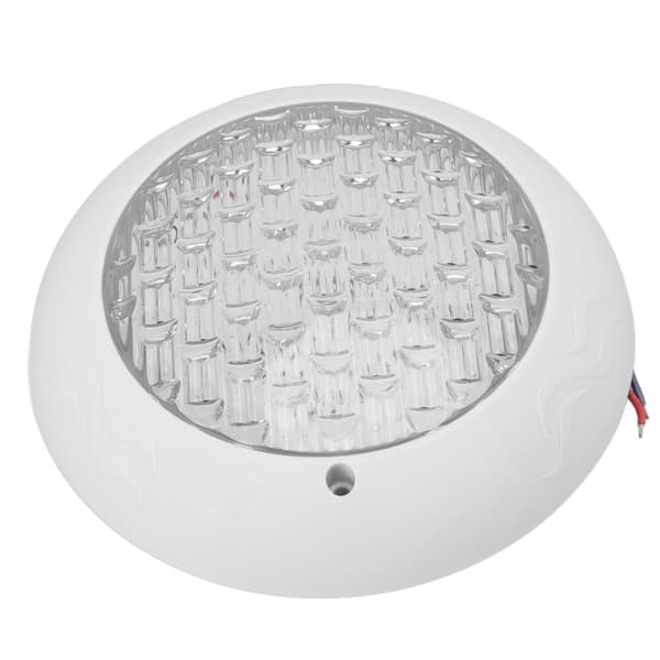 LED Pool Lighting IP68 Waterproof AC DC12V 35W with Remote Control for Outdoor Pools White