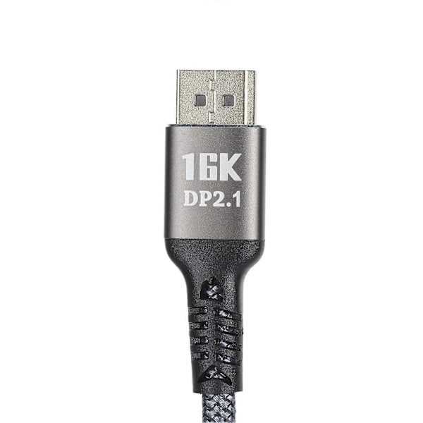 DisplayPort 2.1-kabel 16K 30Hz 40 Gbps 3D Dynamic HDR Hane till Hane DisplayPort-kabel för FreeSync för G Sync Gaming Display 2m