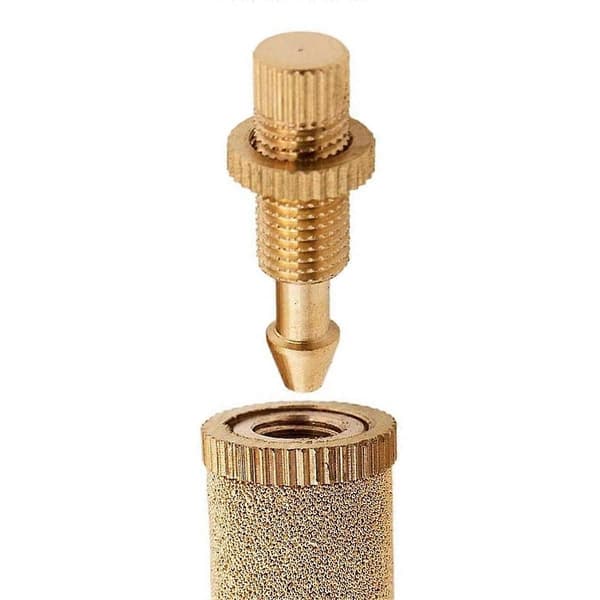 3/8 tum NPT Dump/Slowdown/Ljuddämpare Flödeskontrollventil för Fjädring (4-pack) VXA4038-4