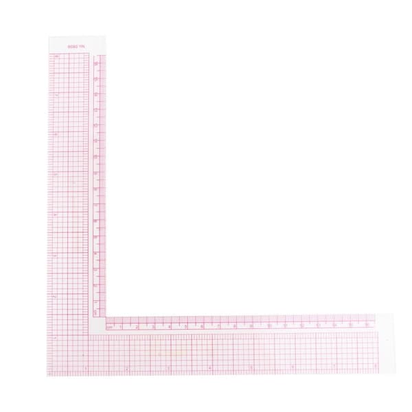 Professional Plastic L-square Measuring Ruler for Sewing and Tailoring (5808)