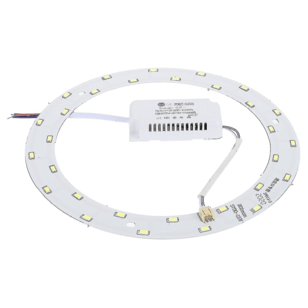 15w 220v-240v Smd 5730 30-LED Rund LED-panel Bar Lampa LED-taklampa (rent vitt ljus) Ghtc TAO