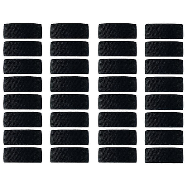 32 stk. Sorte Begravelsesarmbånd, Sorgarmbånd, Politiarmbånd, Elastiske Armbånd