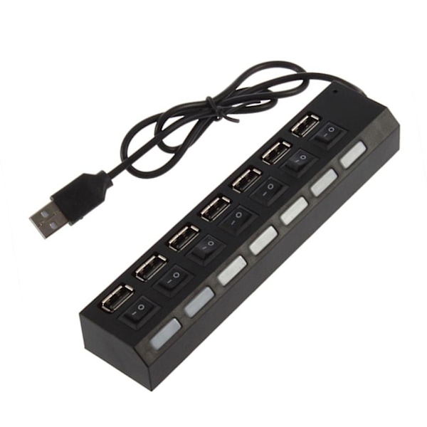7 Port USB-keskitin USB-muunnin USB-sovitin