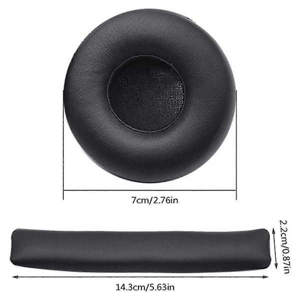 Synchros E40BT E40 Bluetooth -kuulokkeille Korvatyynyt Pehmuste Pääpanta Nahkainen Pääpannan Vaihto