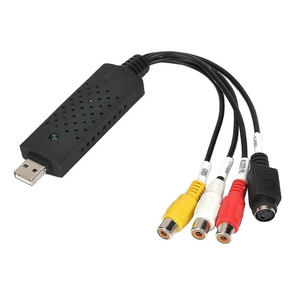 Usb Rca Vhs till Pc Usb Audio Video Capture Adapter,usb2.0 Video Capture Card Envägs Capture Card Hd Övervakningsvideo Capture Card Envägs Usb Cap