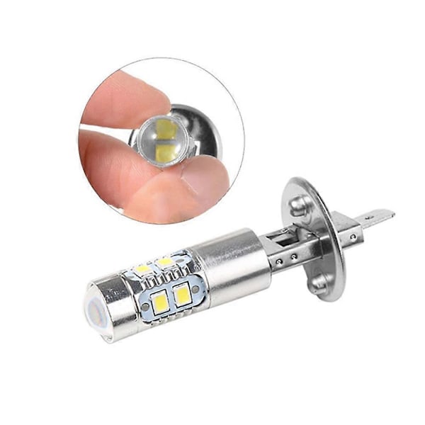 2 par H1 LED Xenon Vita Canbus Fel-fri 6500k Bil Hög/Låg Strålkastare Glödlampor