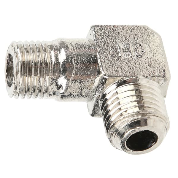 Right Angle Zinc Alloy Pipe Fitting - 1/4 x 14 Air Pump Connector