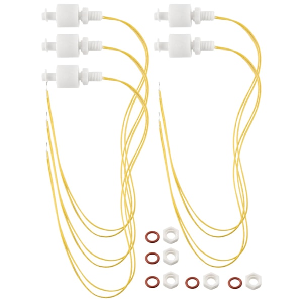 uxcell 5 stk. ZP4510 Flydende Vandniveau Sensor Lodrette Flydeskiftere