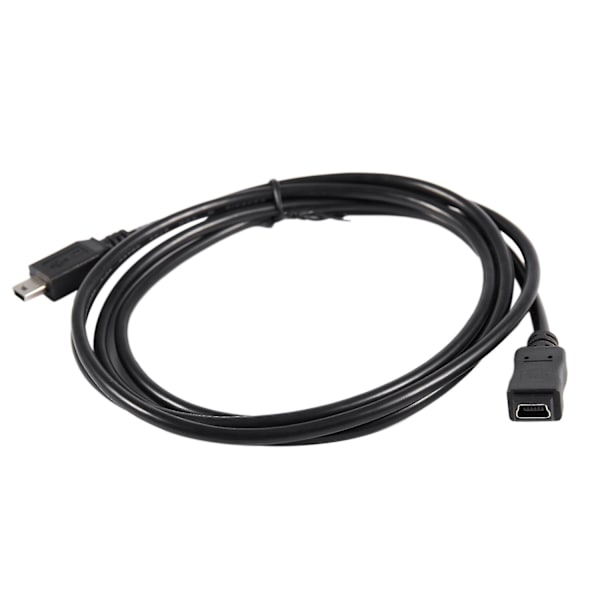 1,5m Mini USB B 5-polet Han til Hun Forlængerkabel Adapter Sort